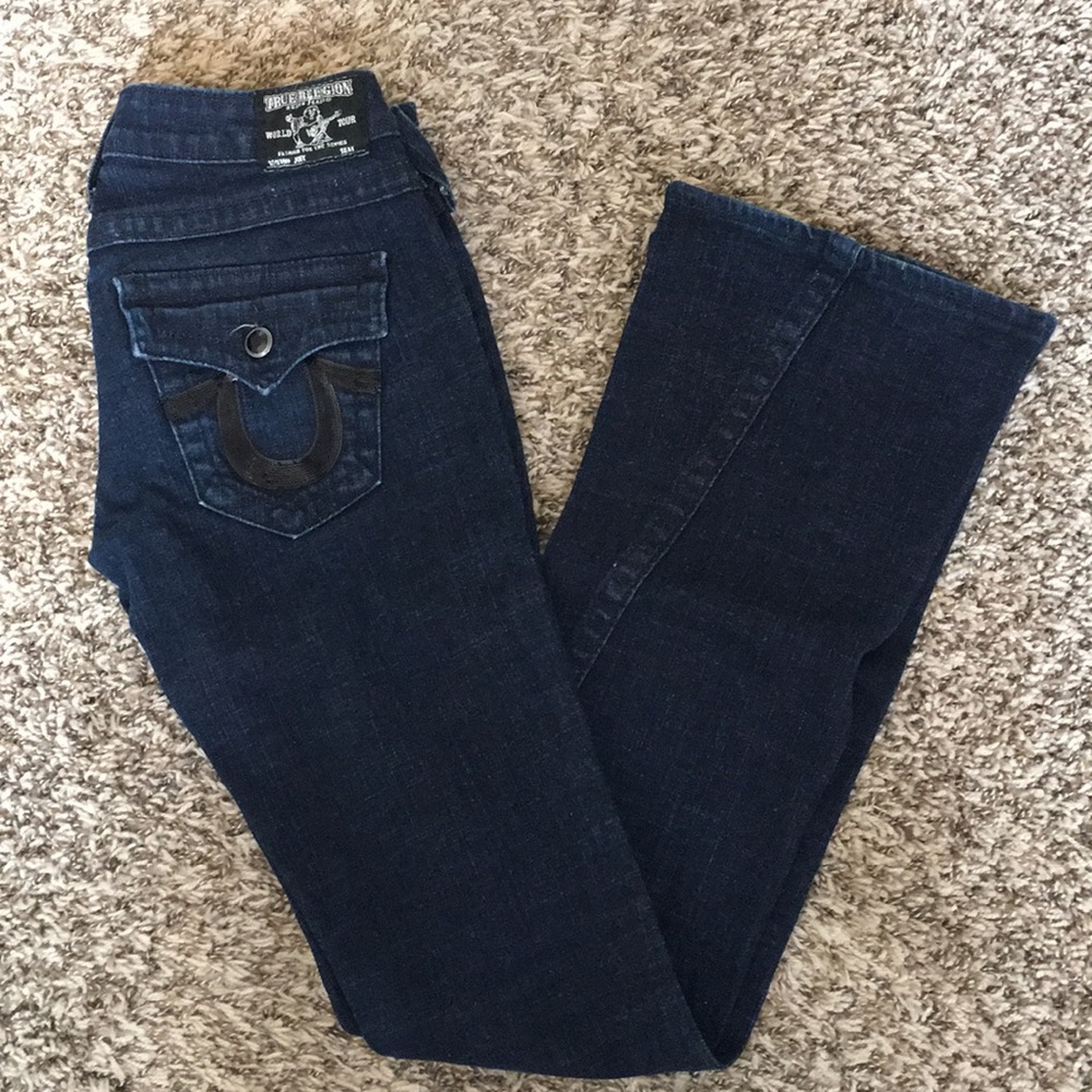 True Religion Dark Wash Denim Jeans